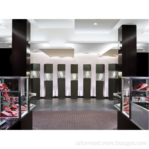 Luxury design jewelry store showcase design